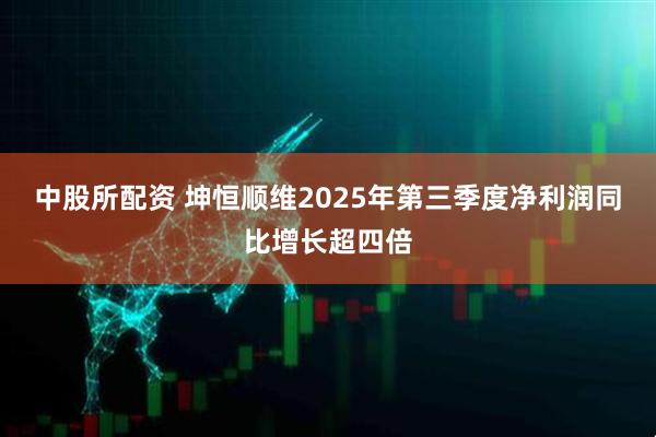 中股所配资 坤恒顺维2025年第三季度净利润同比增长超四倍